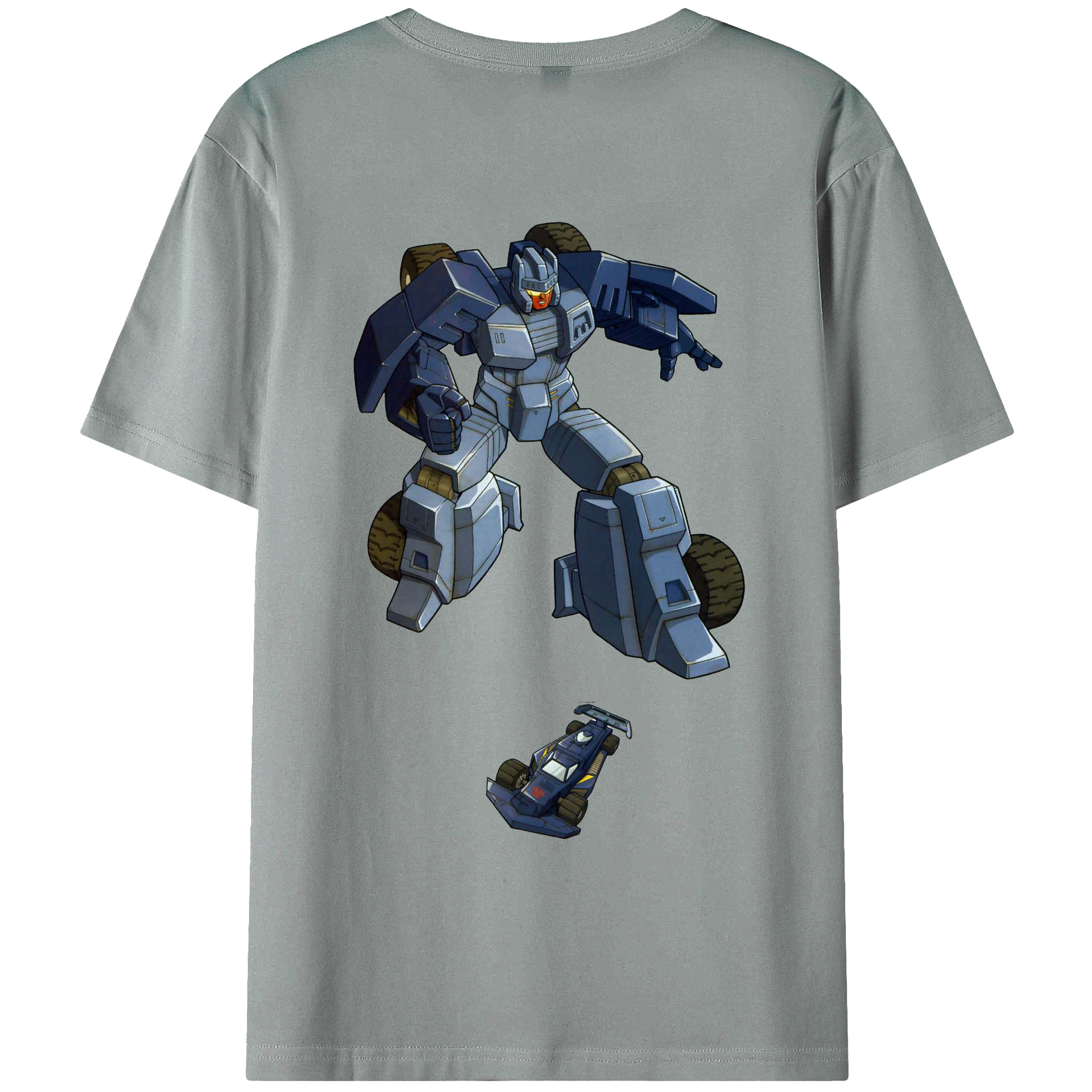 （画像用）  綿100％ メンズ半袖Tシャツ（バックプリント） 通気性
